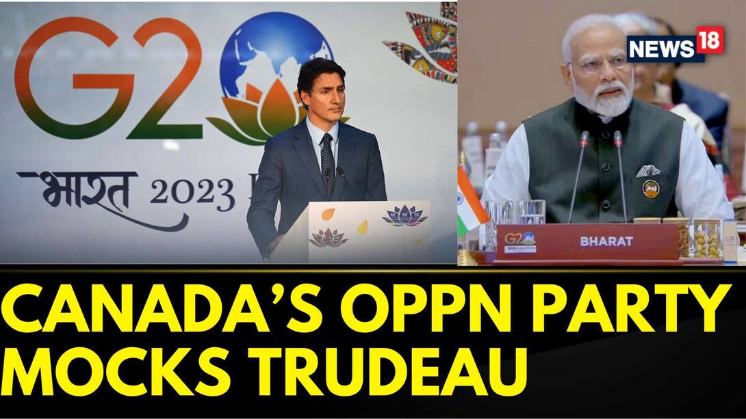 Canadian Opposition Party Leader Mocks Justin Trudeau's G20 Summit 2023 Visit