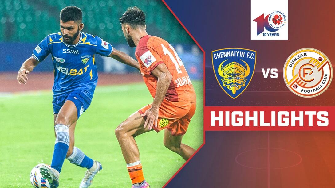 Watch Rd 5: Chennaiyin FC Vs Punjab FC - Highlights Video Online(HD) On ...