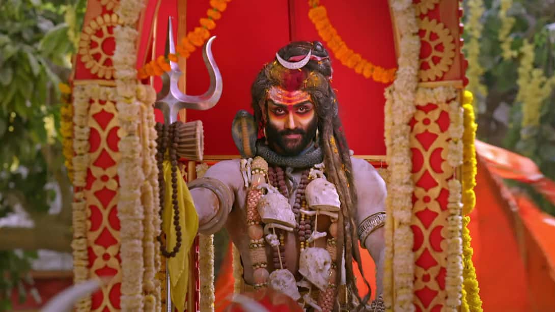Lord Shiva makes an entrance