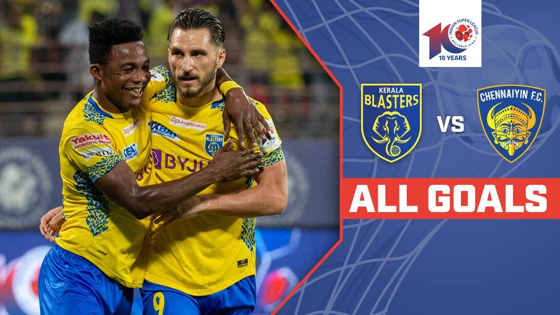 Watch Kerala Blasters FC Vs Chennaiyin FC All Goals Video Online(HD