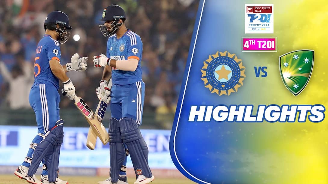 India vs Australia - 4th T20I Highlights
