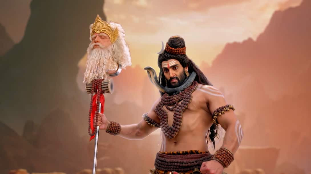 Shiv confronts Brahma