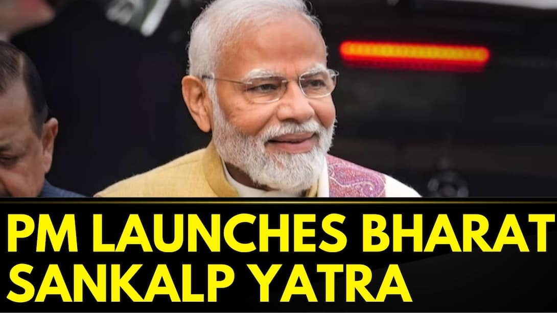 Watch PM Narendra Modi Launches Bharat Sankalp Yatra News On JioCinema