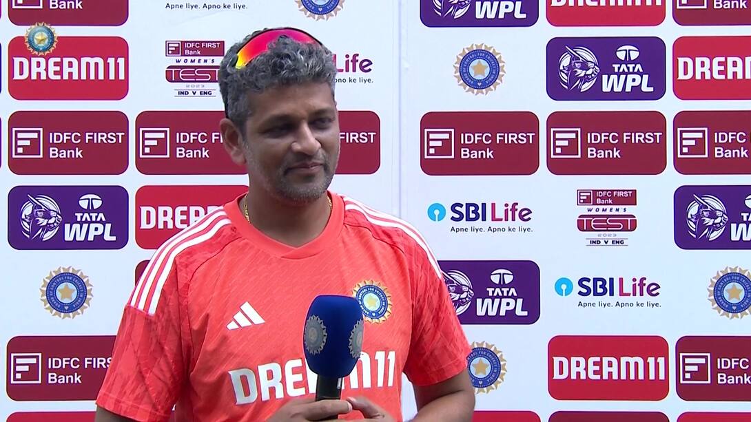 India Women vs England Women - Post Match Interview - Amol Muzumdar