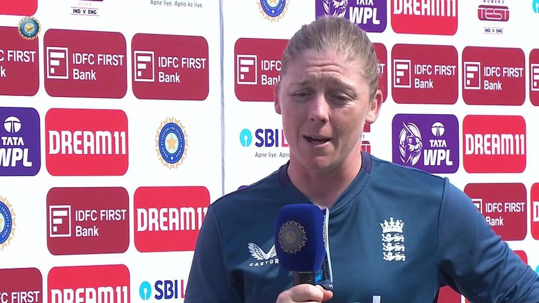 India Women vs England Women - Post Match Interview - Heather Knight