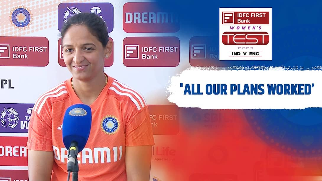 Watch India Women Vs England Women, Only Test - Harmanpreet Reviews ...