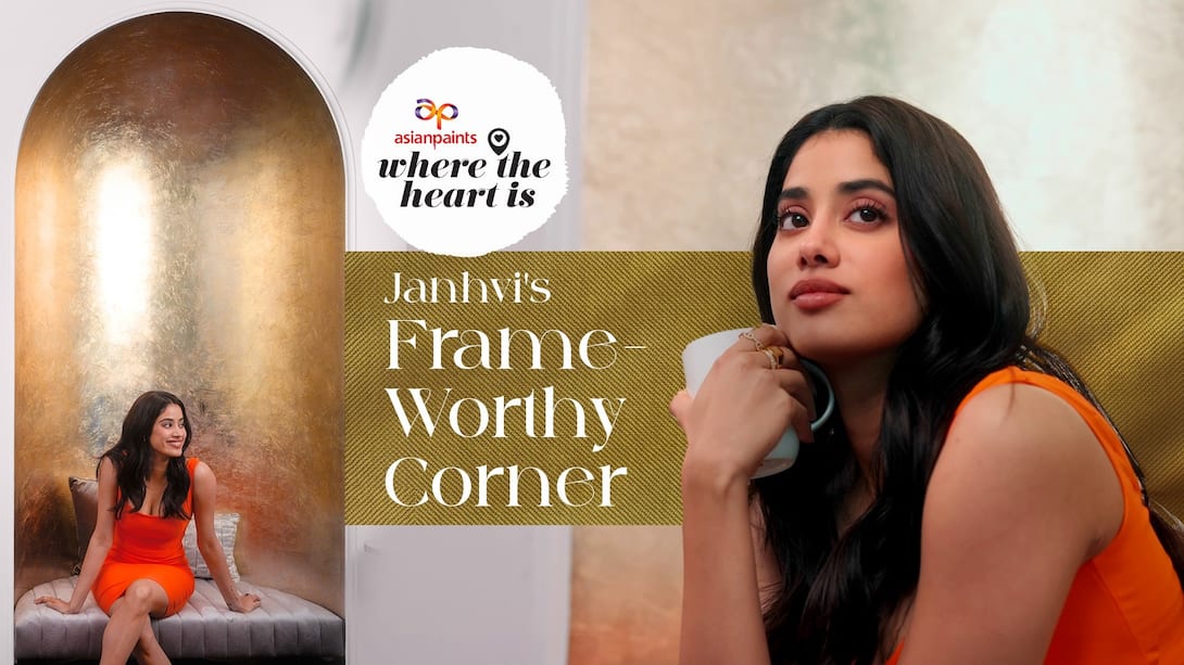 How does Janhvi Kapoor get perfect photos at home?
