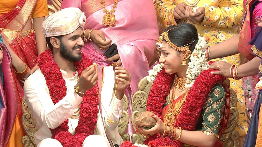 Adithya and Sanya tie the knot
