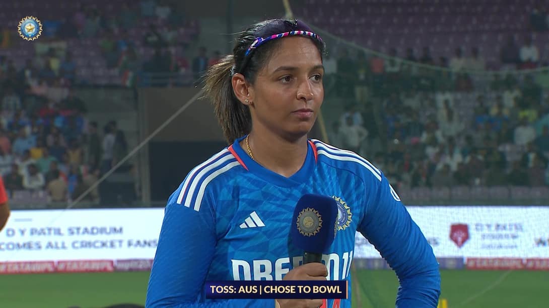 India Women vs Australia Women - 2nd T20I Harmanpreet Kaur at Toss