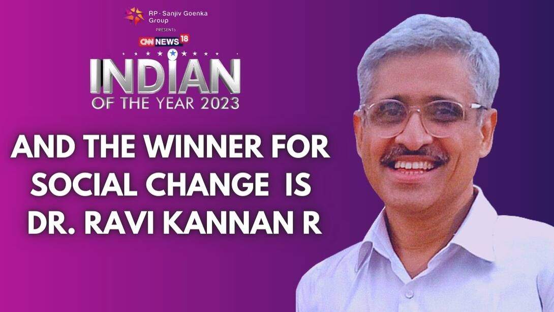 Watch Indian Of The Year In The Social Change Category Goes To Dr. Ravi