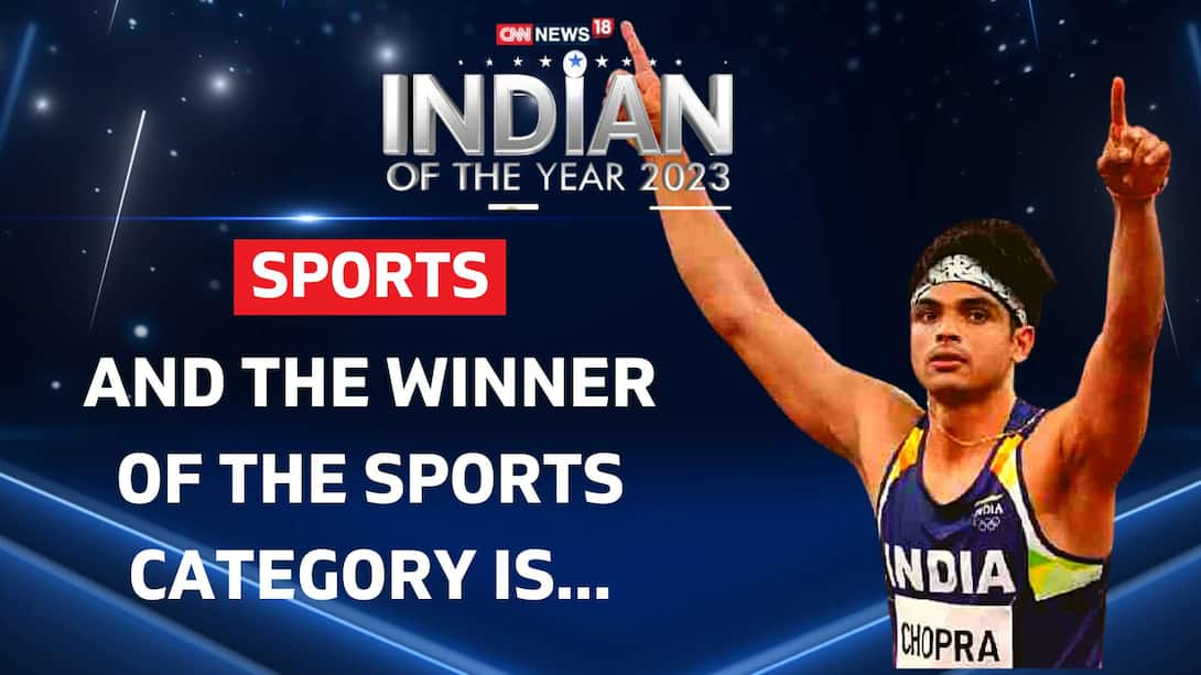 Watch Cnn-news18's Indian Of The Year In The Sports Category Goes To 