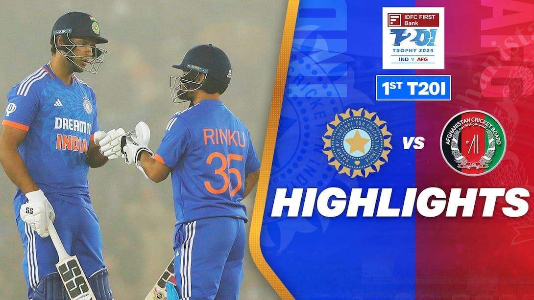 Watch India Vs Afghanistan - 1st T20I Highlights Video Online(HD) On ...