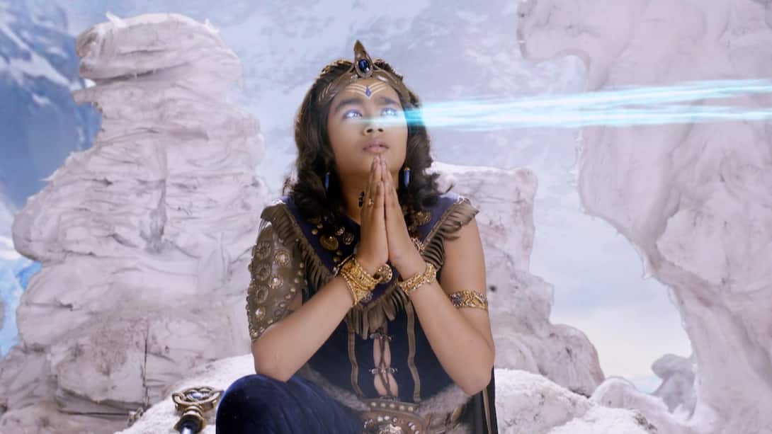 Shani receives Vakradrishti from Shiva