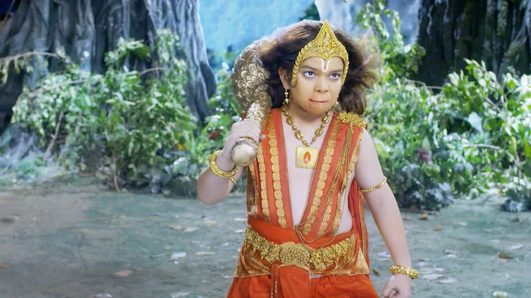 Hanuman reaches Rishibhar's ashram