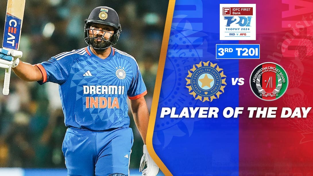 India vs Afghanistan - Player Of 3rd T20I