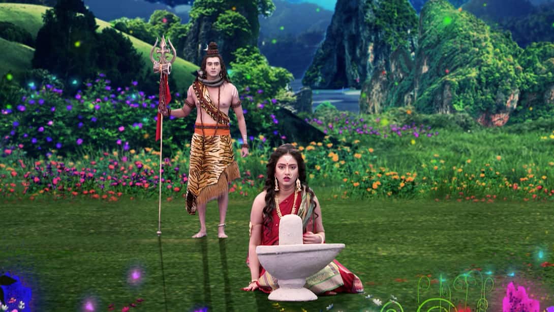 Mahadev appears in front of Manasa
