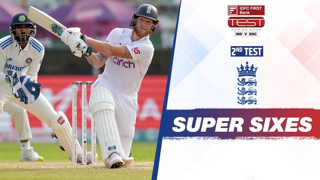 India vs England - 2nd Test - 1st Innings - England Super 6s