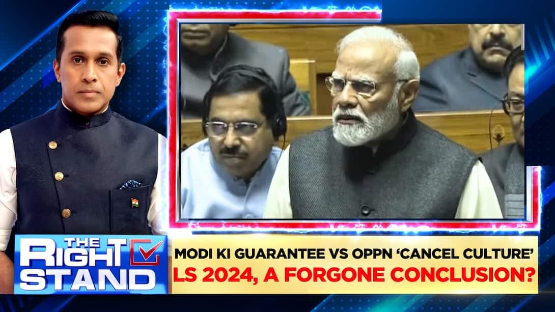 Watch PM Modi Guarantee Vs Oppn 'Cancel, Culture' Lok Sabha 2024, A