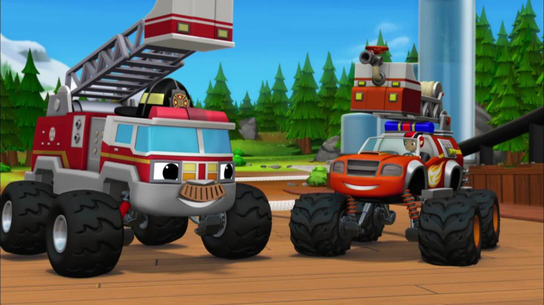 Watch Blaze And The Monster Machines Season 2 Episode 11 : Five Alarm