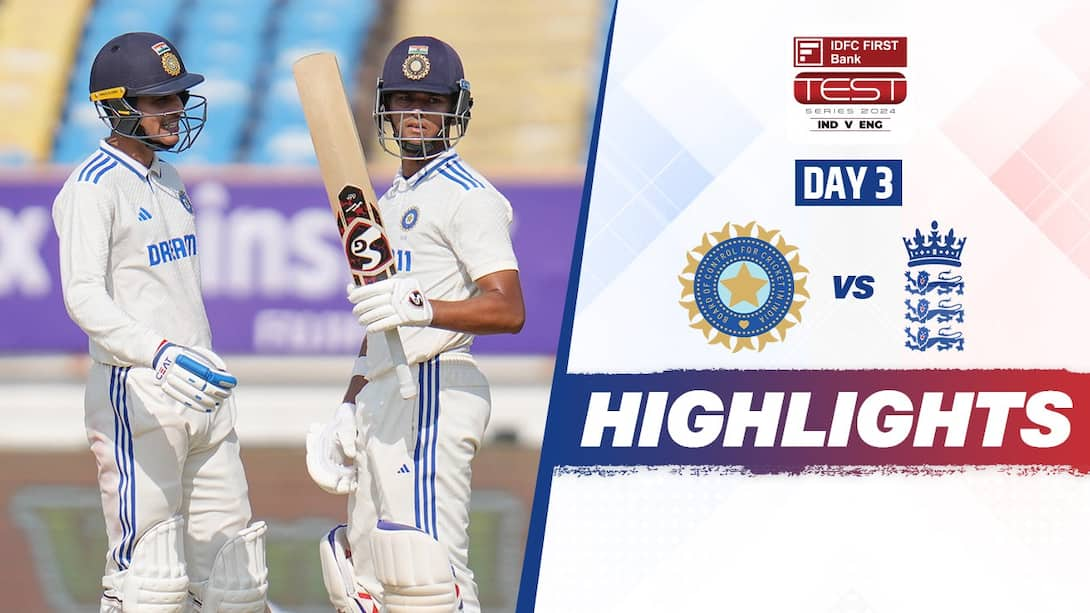 India vs England 3rd Test Day 3 Highlights