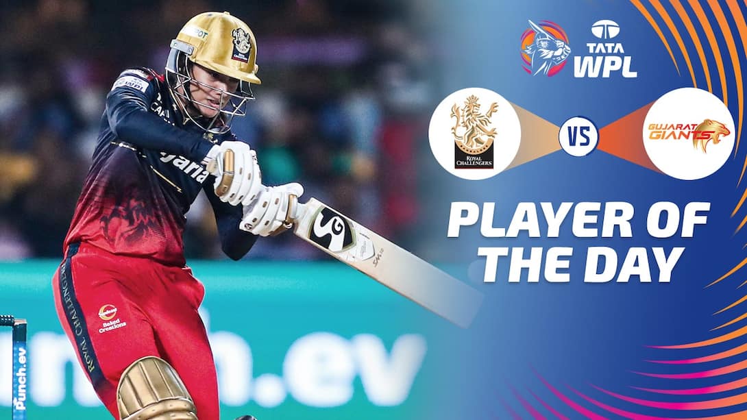RCB vs GG - Player Of the Day