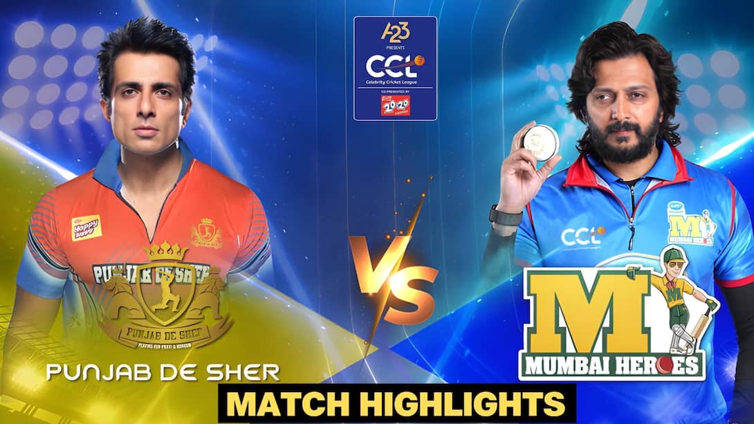 Punjab De Sher Vs Mumbai Heroes Match 14 Highlights
