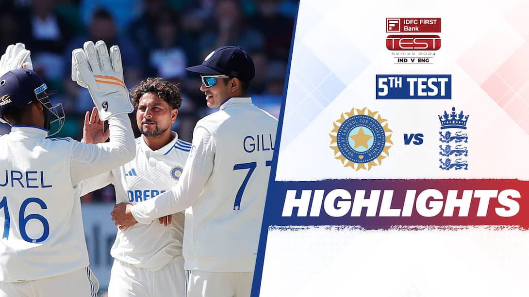 India vs England - 5th Test - Full Match Highlights