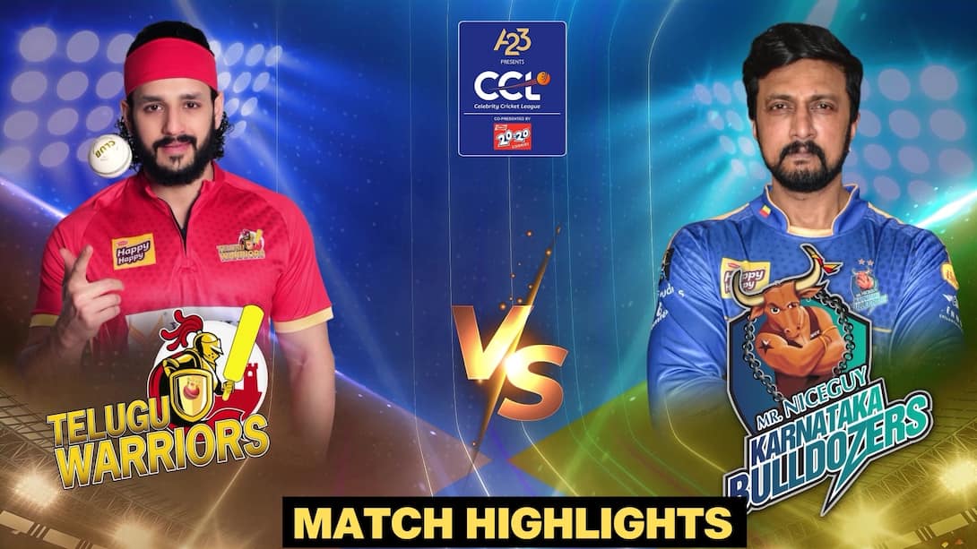 Telugu Warriors Vs Karnataka Bulldozers Match 15 Highlights