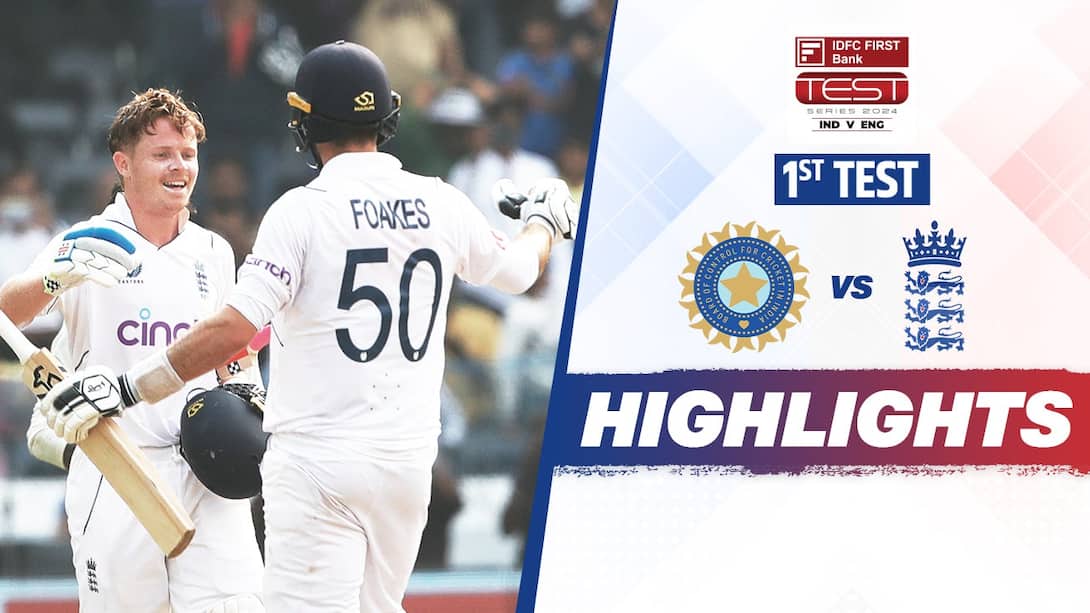 India vs England - 1st Test - Full Match Highlights