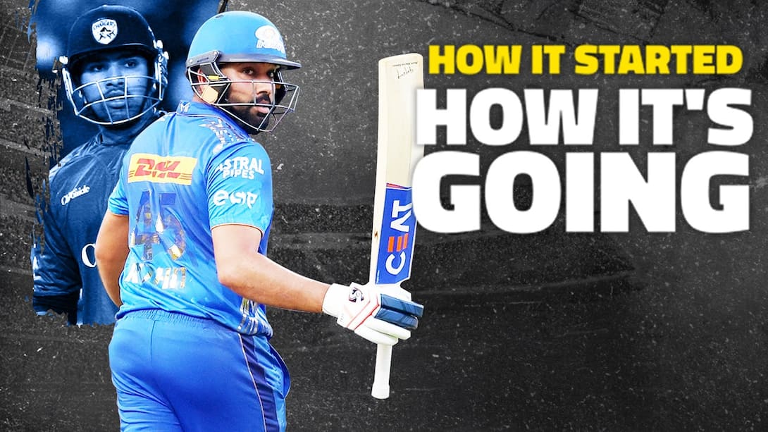 How It Started How It's Going - Rohit's TATA IPL Journey
