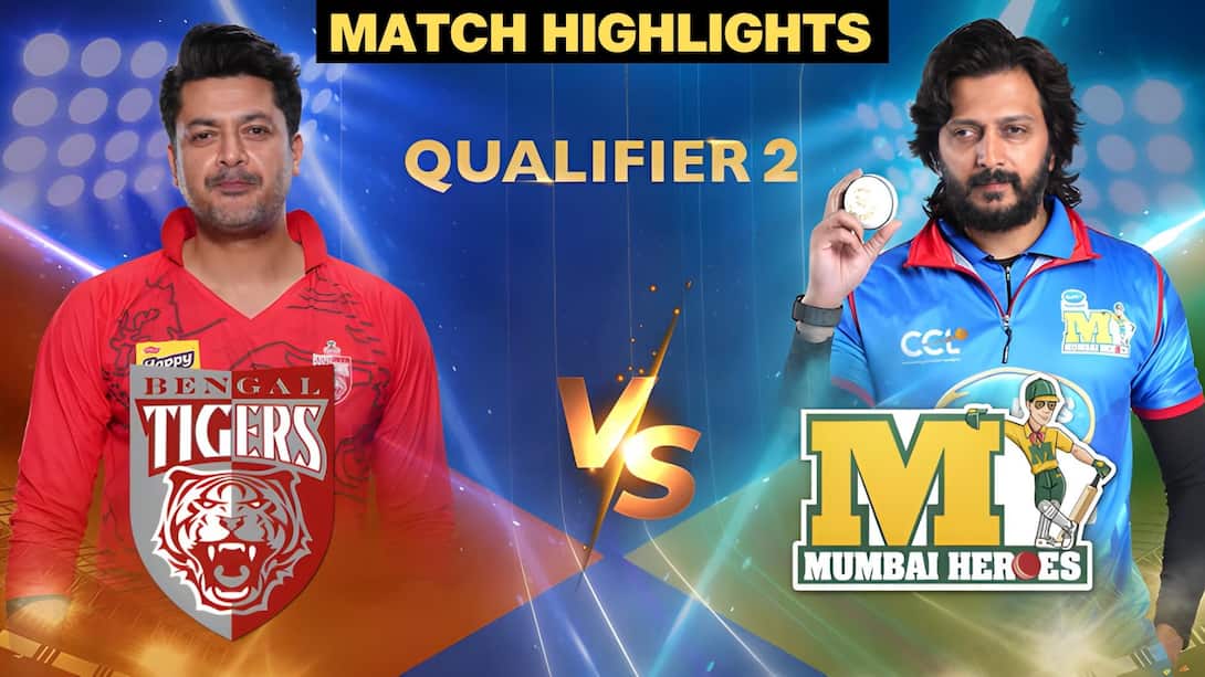 Qualifier 2: Mumbai Heroes Vs Bengal Tigers Match Highlights