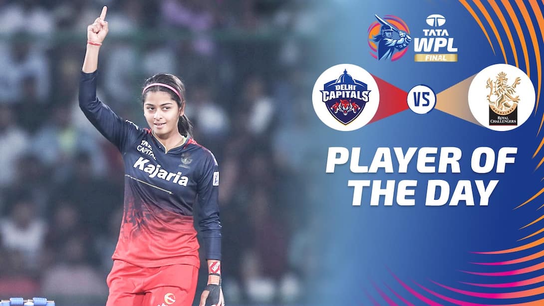 Final - DC vs RCB - Player Of the Day