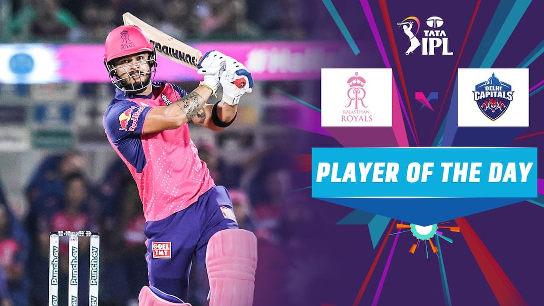 RR vs DC - Player Of the Day