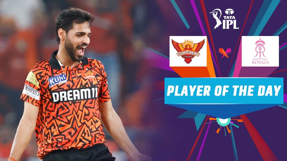 SRH vs RR - Player Of the Day
