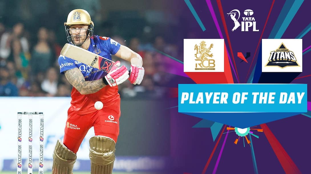 RCB vs GT - Player Of the Day