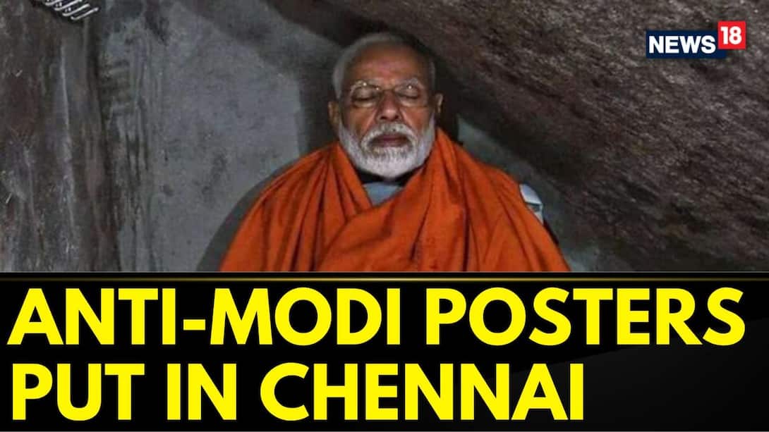 Anti-Modi Posters Put In Chennai Ahead Of Modi's Kanniyakumari Visit 