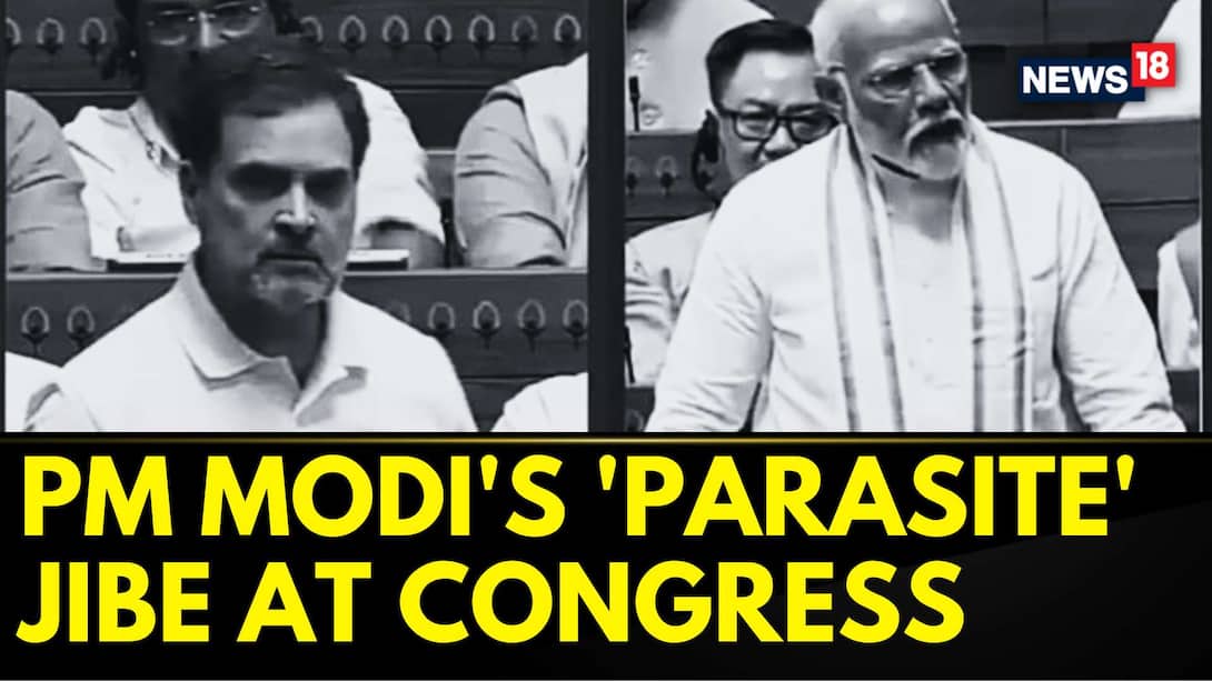 Prime Minister Modi's 'Parasite' Jibe At Congress