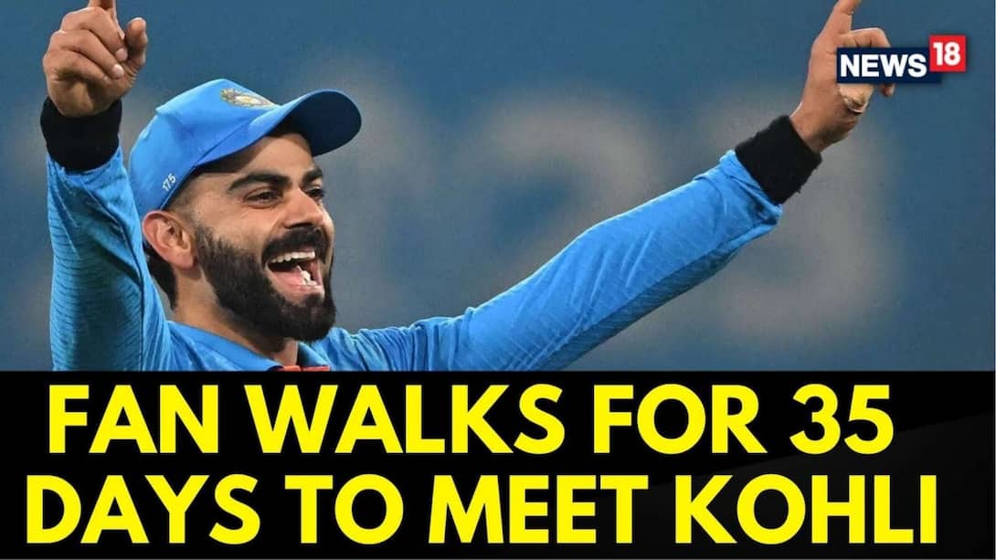 Fan Of Cricketer Virat Kohli Walks For 35 Days To Meet The Sports Star In Mumbai