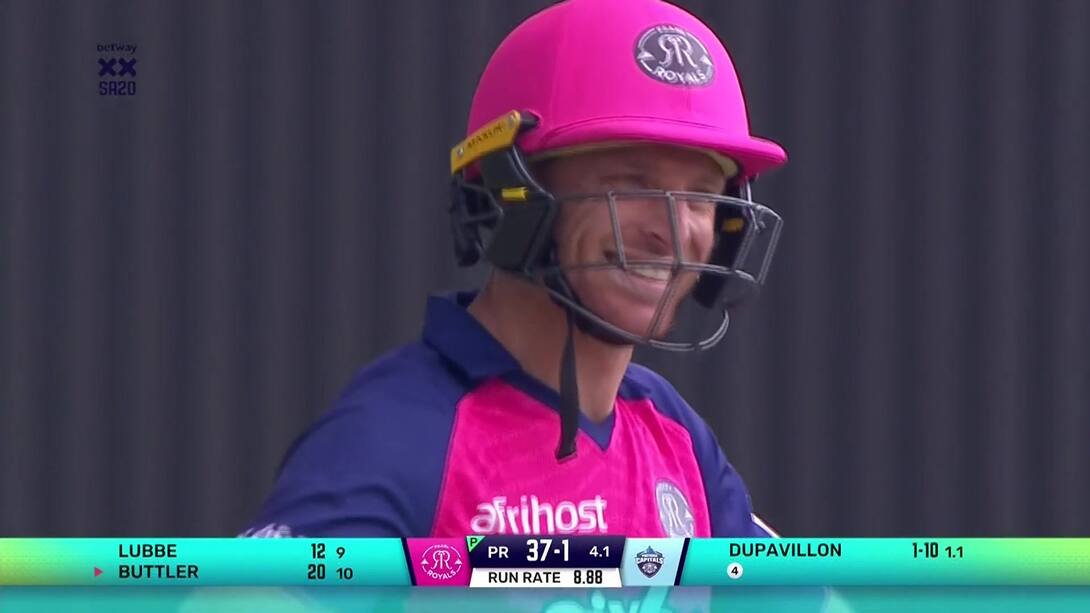 Buttler Fires Four 4s In An Over