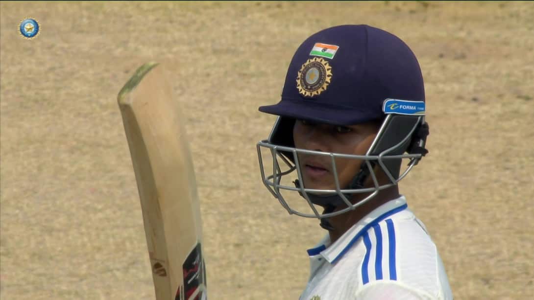 Jaiswal Brings Up Fifty In Style