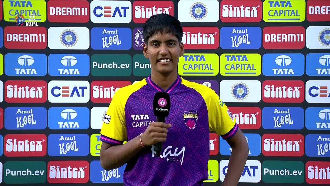 MI vs UPW - Pre-Match Interview - Shweta Sehrawat