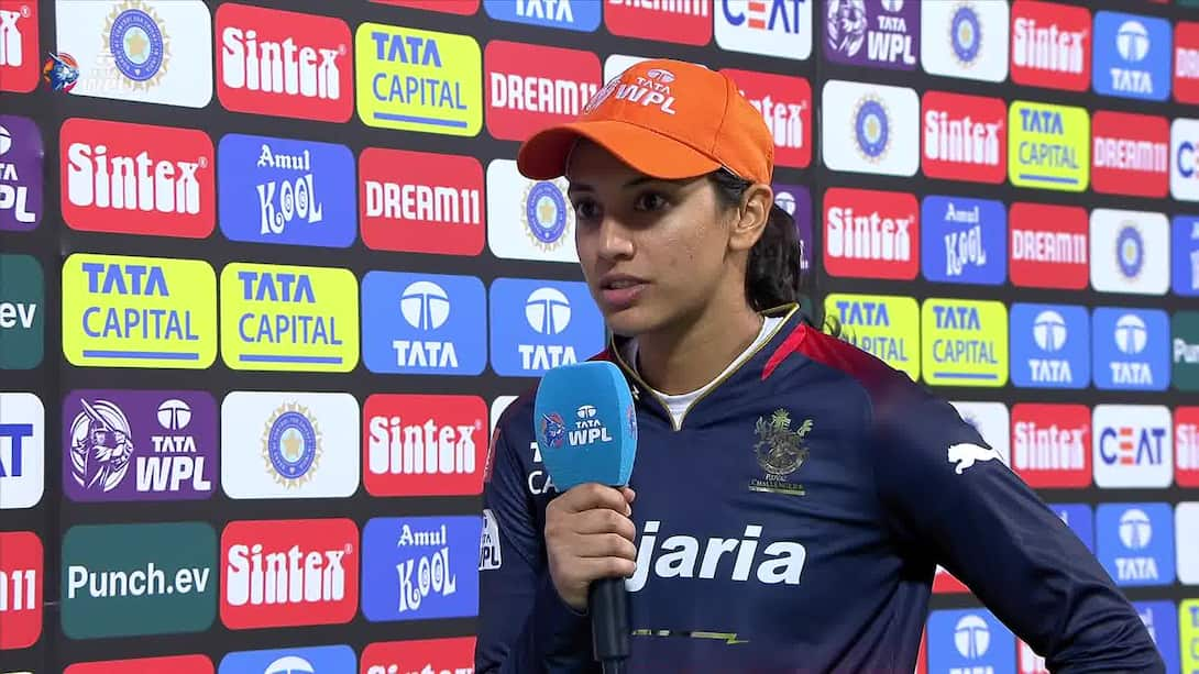 Watch Upw Vs Rcb Post Match Interview Smriti Mandhana Video Onlinehd On Jiocinema 0348