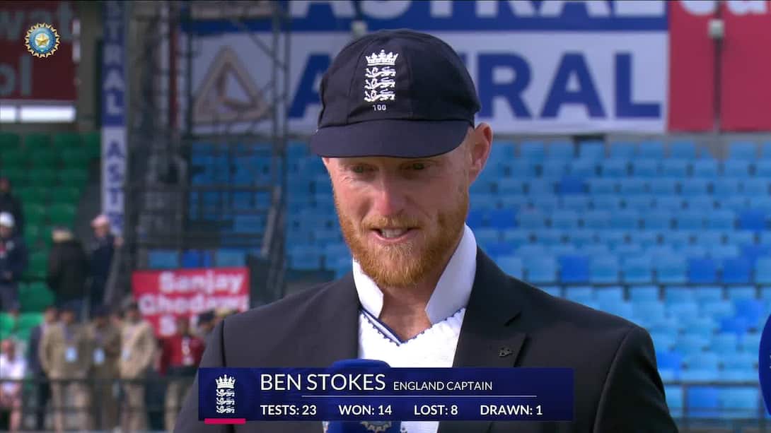 Ind vs Eng - Pre-Match Interview - Ben Stokes