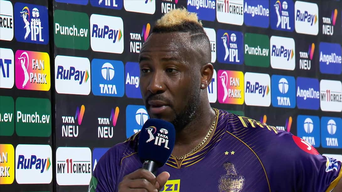 KKR vs RCB - Post-Match Interview - Andre Russell