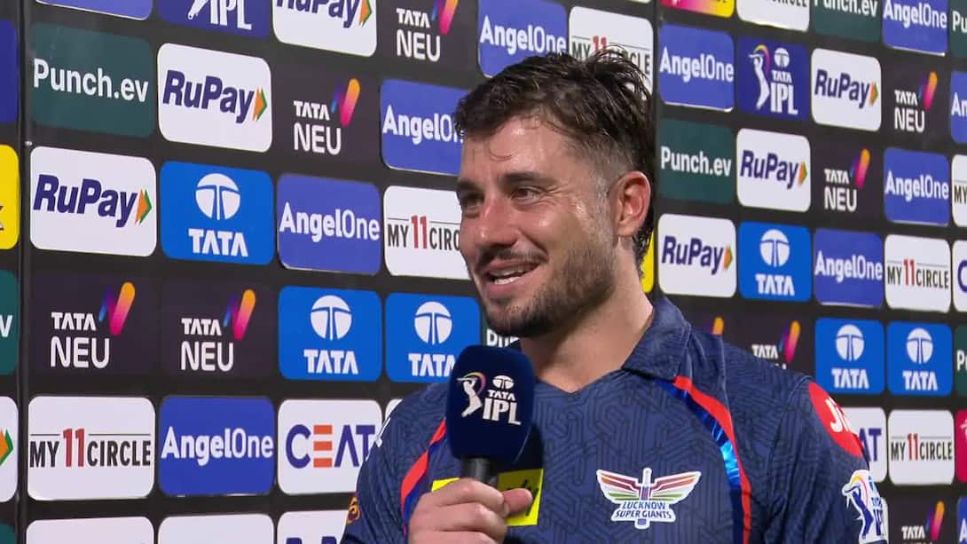 CSK vs LSG - Post-Match Interview - Marcus Stoinis