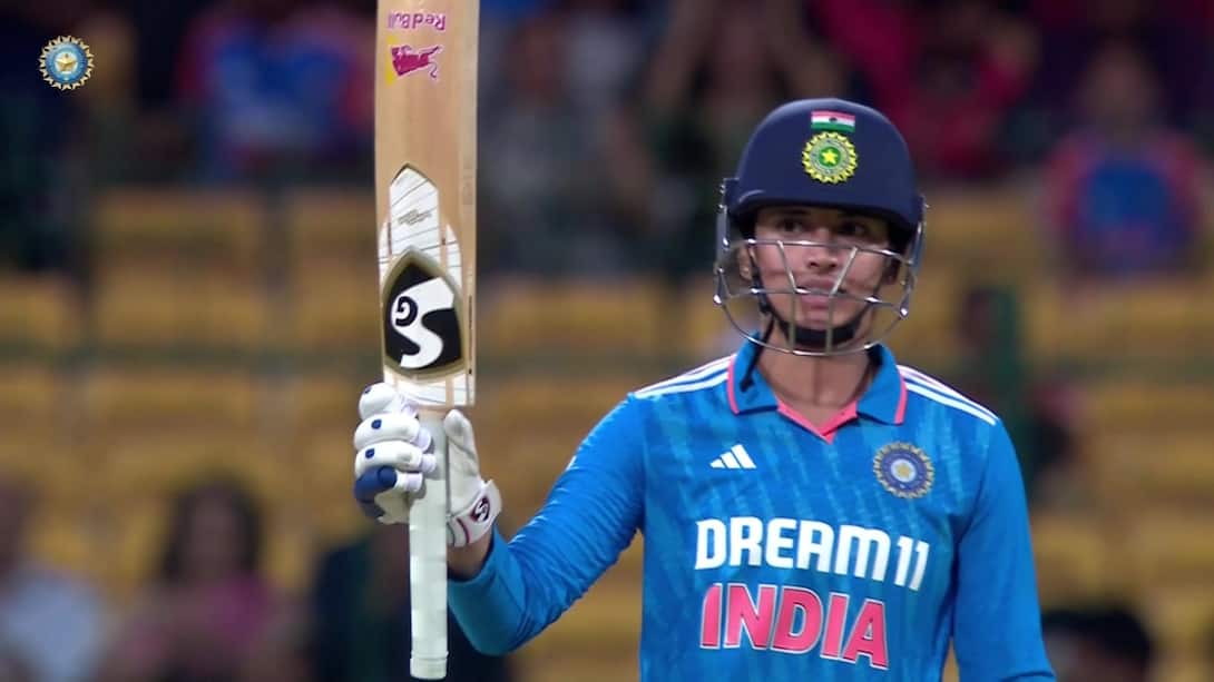 Smriti Gets To Her Fifty In Style