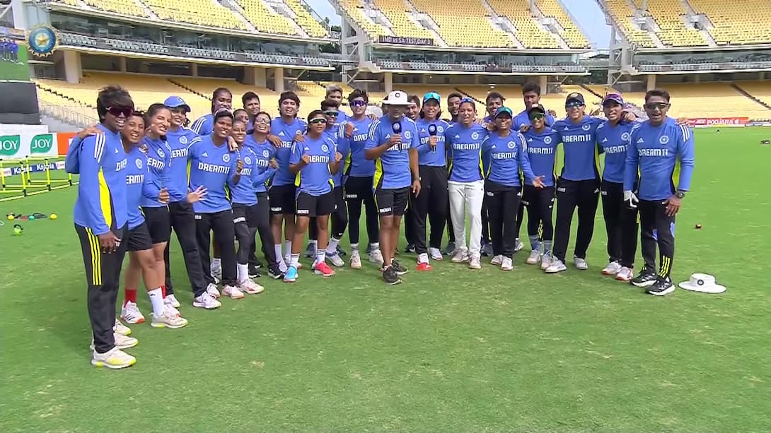 IND-W Congratulate Team India