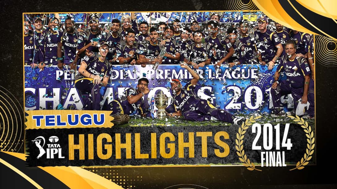 2014 KKR Claim 2nd Title TEL