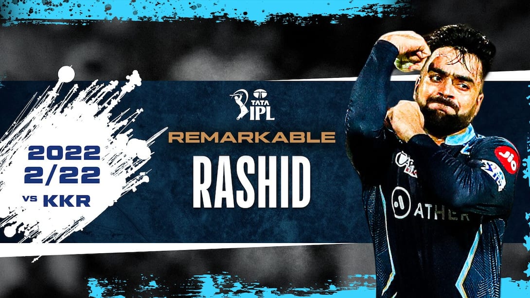 2022: Rashid's 2/22 vs KKR