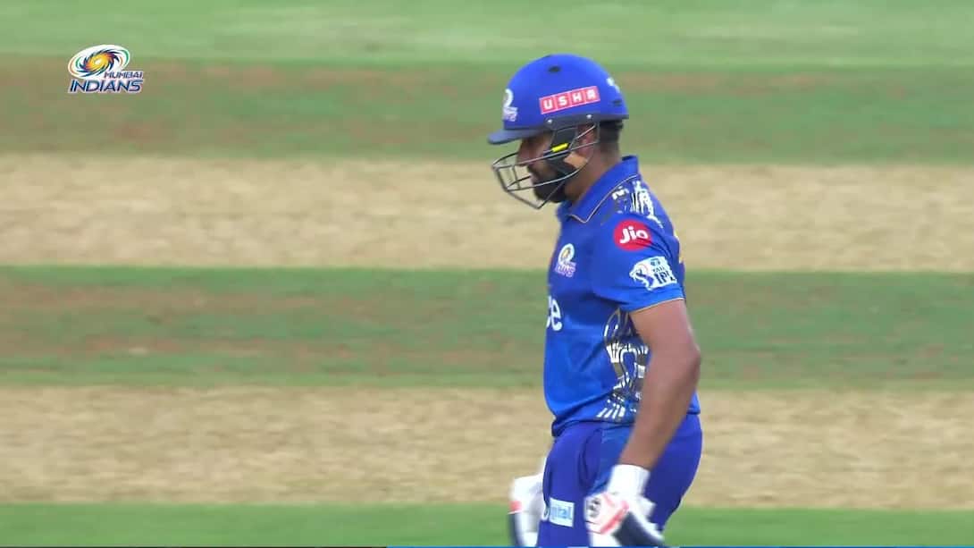 Fifty For Rohit, MI In A Hurry!